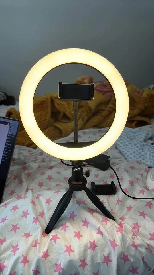 Ring Light with Tripod Stand image indicator(4)