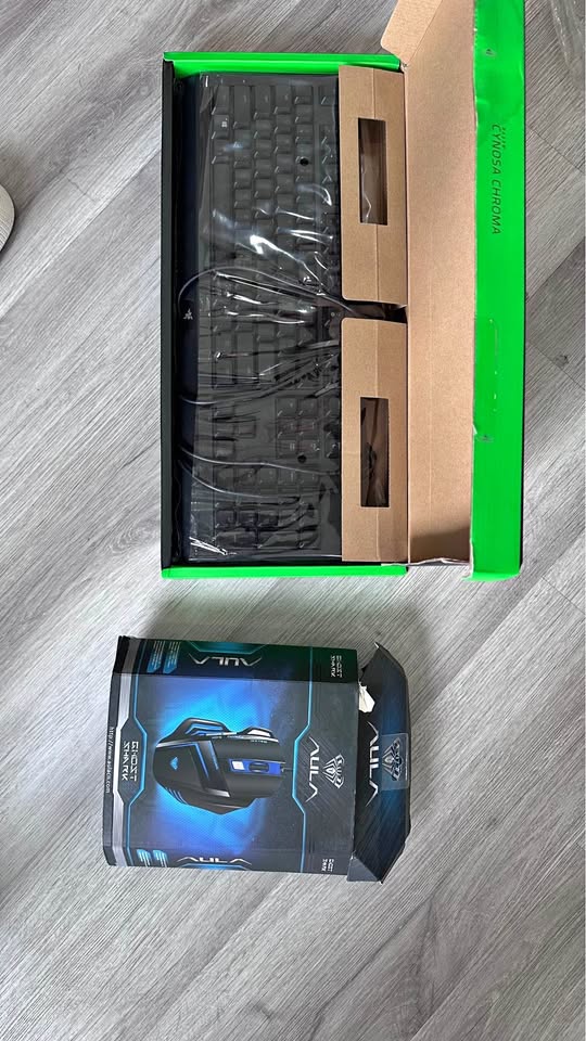 Razer keyboard and mouse
