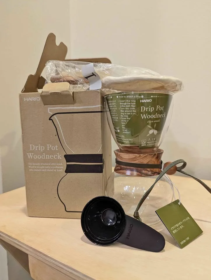 Hario drip pot woodneck dpw-1 240ml