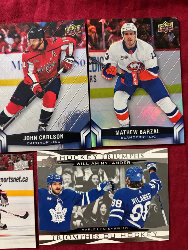 🏒 Upper Deck Hockey Stars - Carter Hart, Barzal, Kyrou, Nylander image indicator(4)