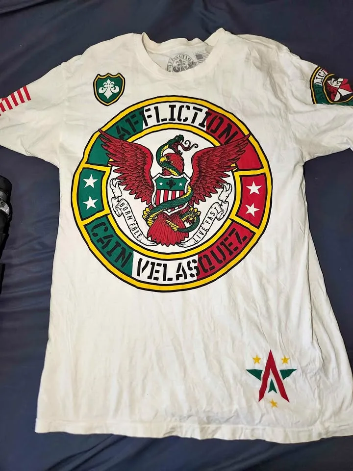 Affliction y2k Cain Velasquez signature tee