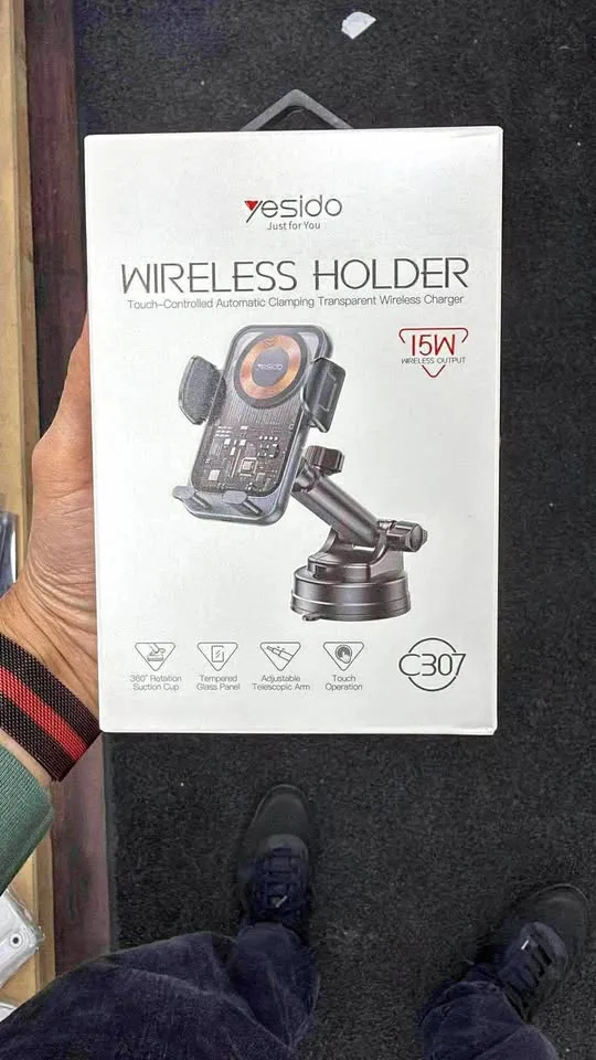 YESIDO wireless phone charger/holder for vehicle