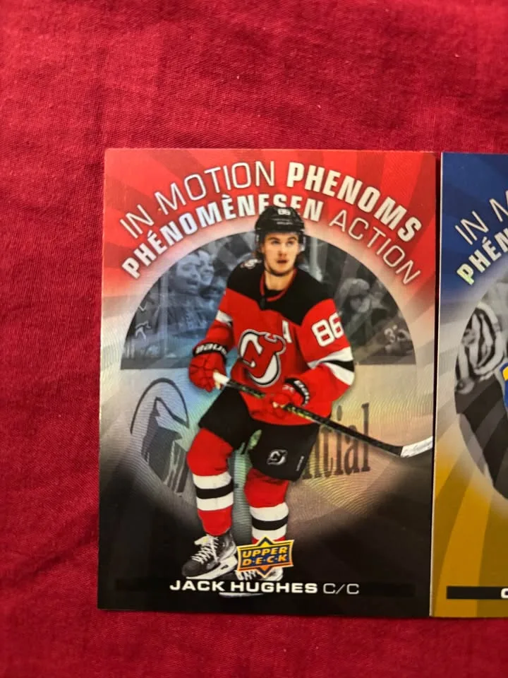 🏒 Upper Deck “In Motion” Inserts - Eichel, Power, Bure image indicator(2)
