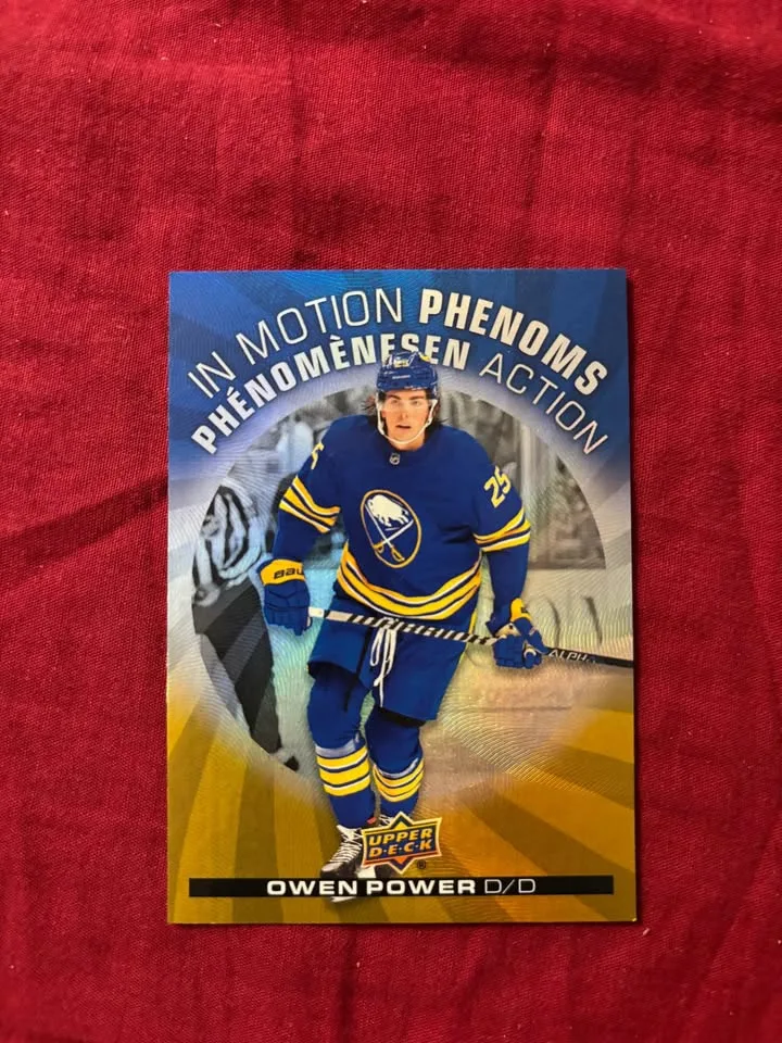 🏒 Upper Deck “In Motion” Inserts - Eichel, Power, Bure image indicator(3)