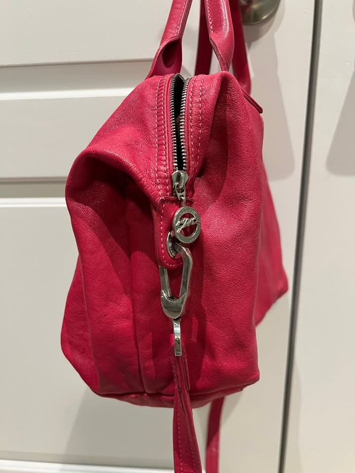 Longchamp sheep leather 3 way handbag - photo 4