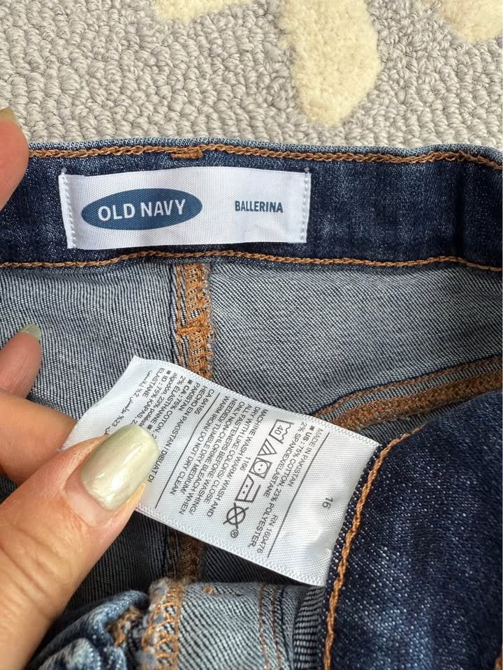 Girls teens old navy Zara stretchable denim shorts - photo 2