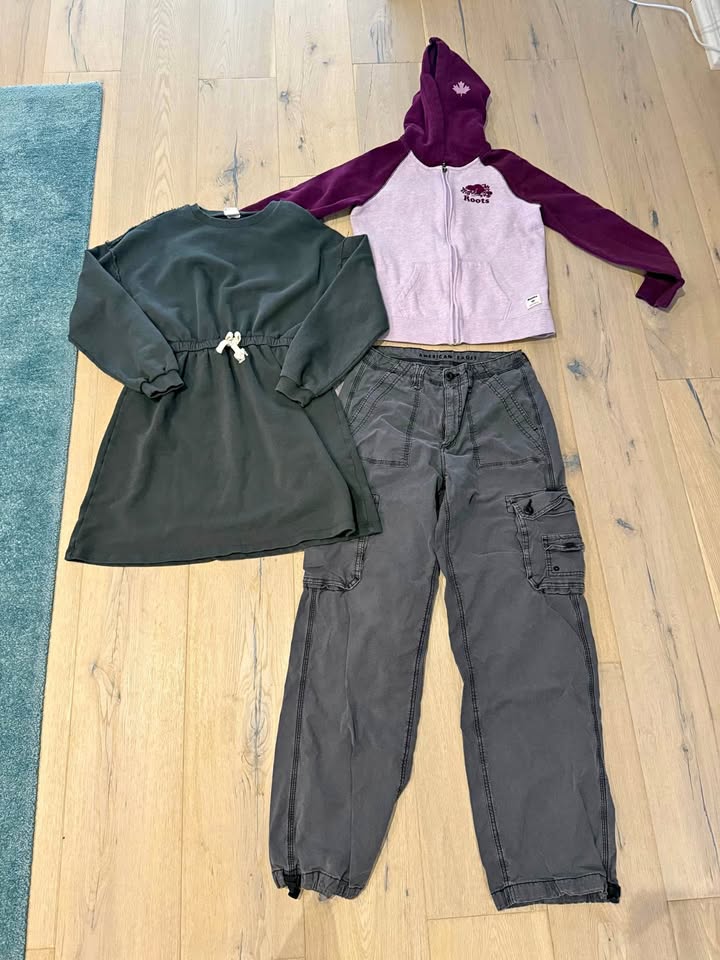 Roots hoodie eagles pant Zara long top