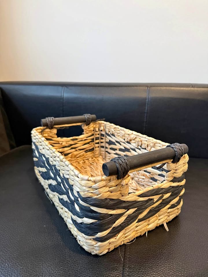 Decorative Woven Basket – Used Once
