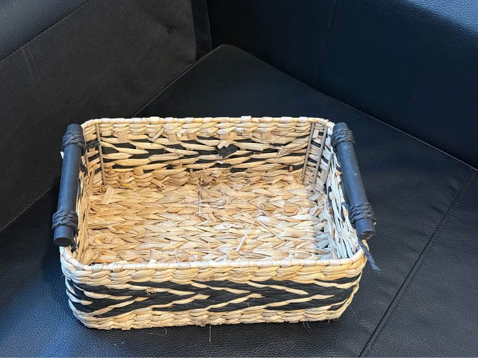 Decorative Woven Basket – Used Once - photo 2