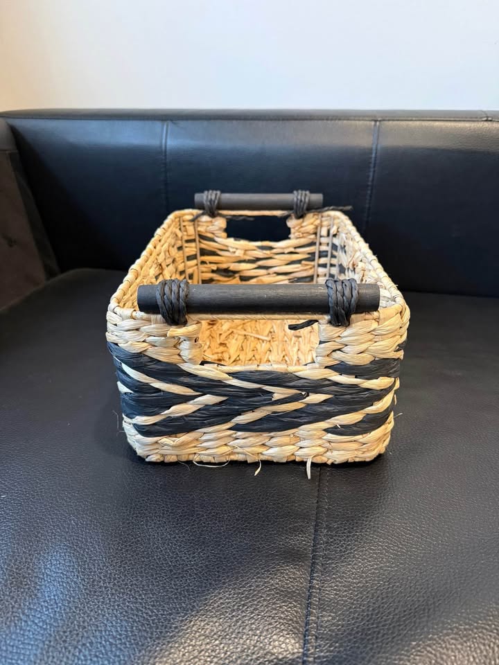 Decorative Woven Basket – Used Once - photo 3