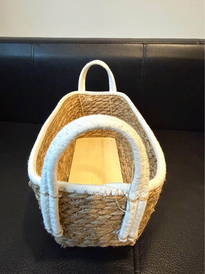 Woven basket — $5 - photo 3