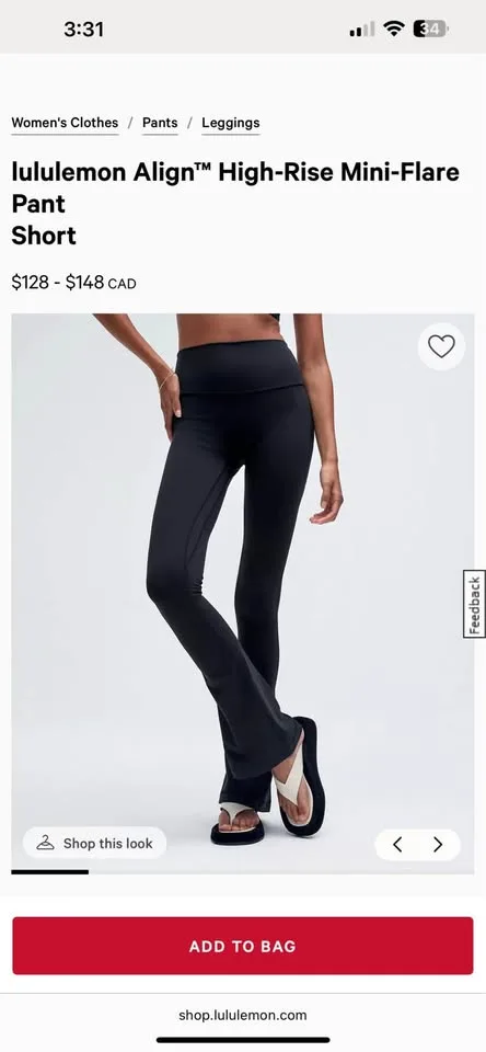 NEW Lululemon Flare Pants (Listing till DEC 20) image indicator(4)