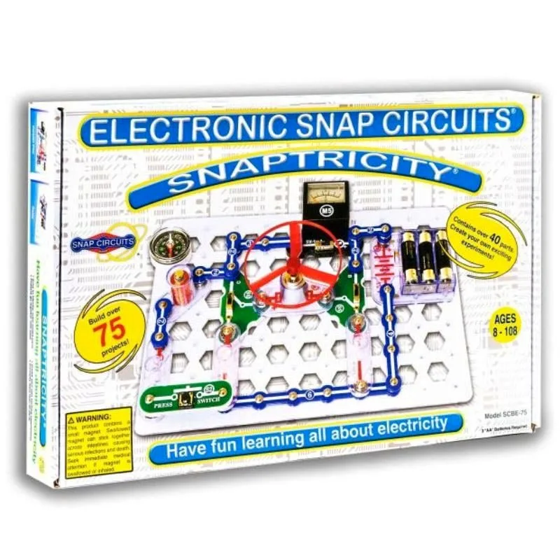 Snap Circuits Snaptricity – Build Over 75 Projects