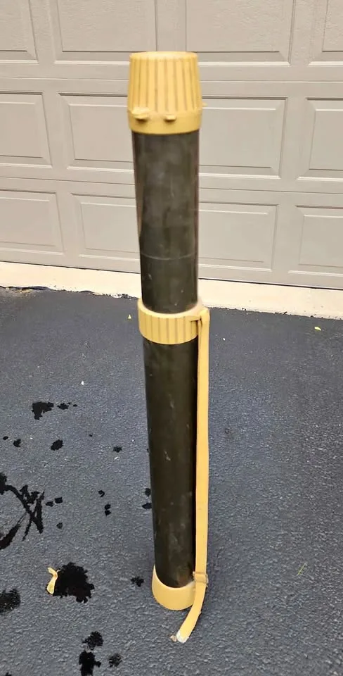 Fishing rod case and 4 rods thumbnail