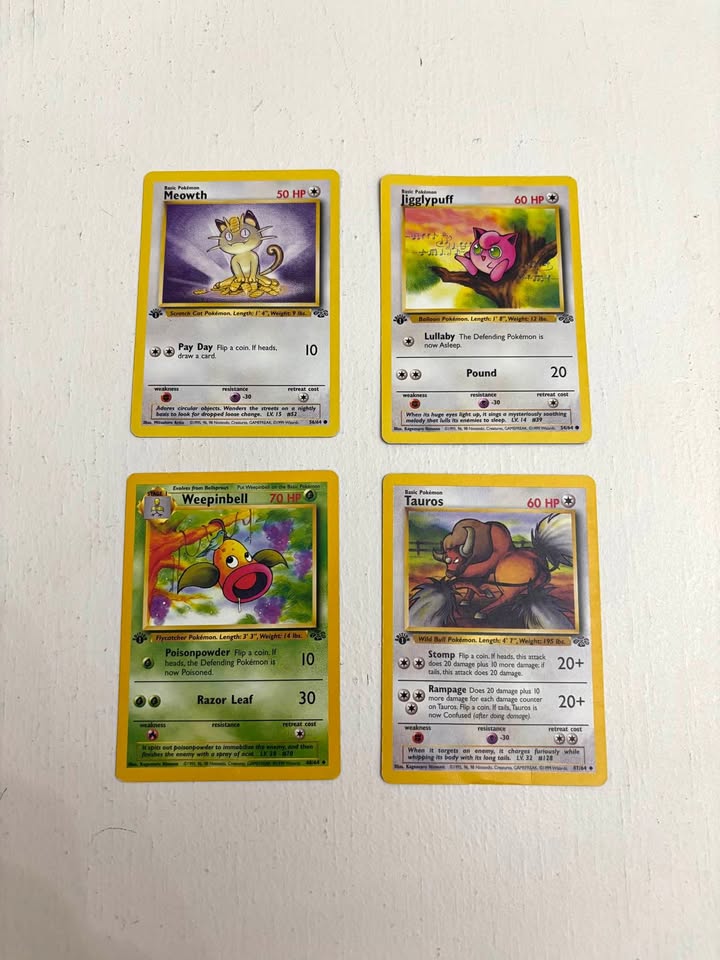 Pokémon Trading Cards Jungle 1st Edition 4/64
