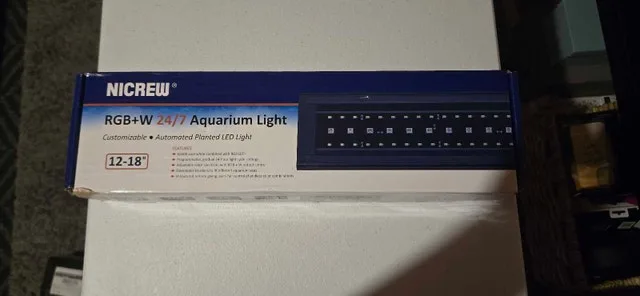 Nicrew Aquarium RGB+W Light 12-18" thumbnail