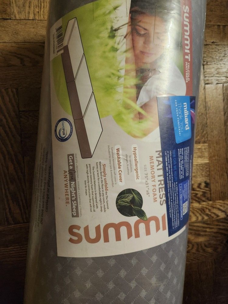 New! 6" Summit foldable memory foam mattress - photo 4