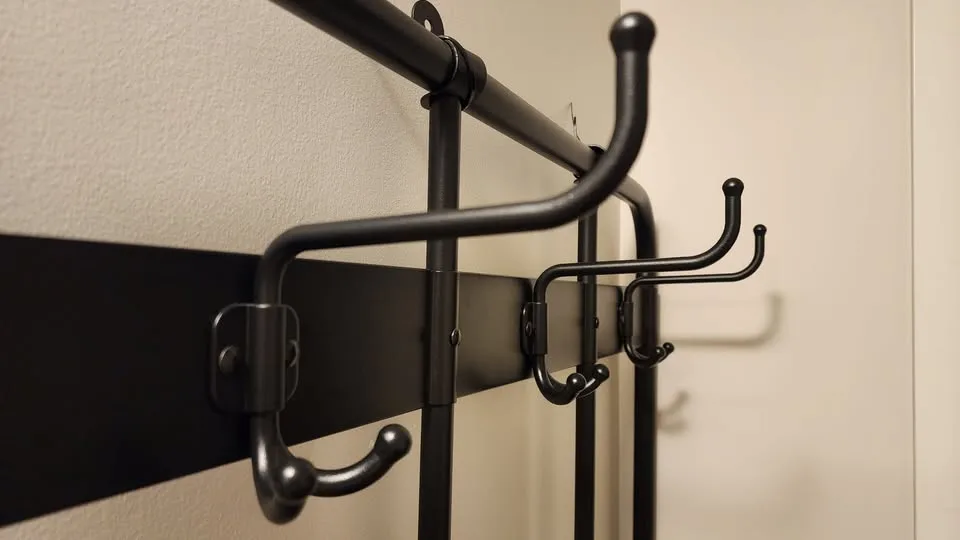 Coat Rack IKEA PINNIG with Shoe Storage Bench image indicator(3)