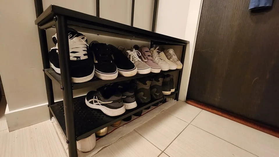 Coat Rack IKEA PINNIG with Shoe Storage Bench image indicator(4)