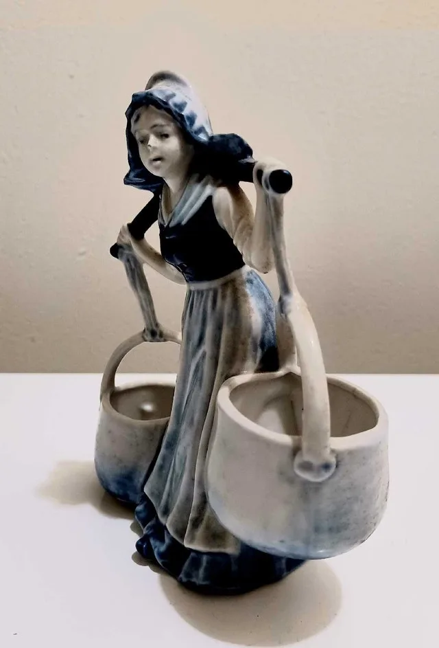 Vintage Porcelain Milk Maid Figurine image indicator(3)