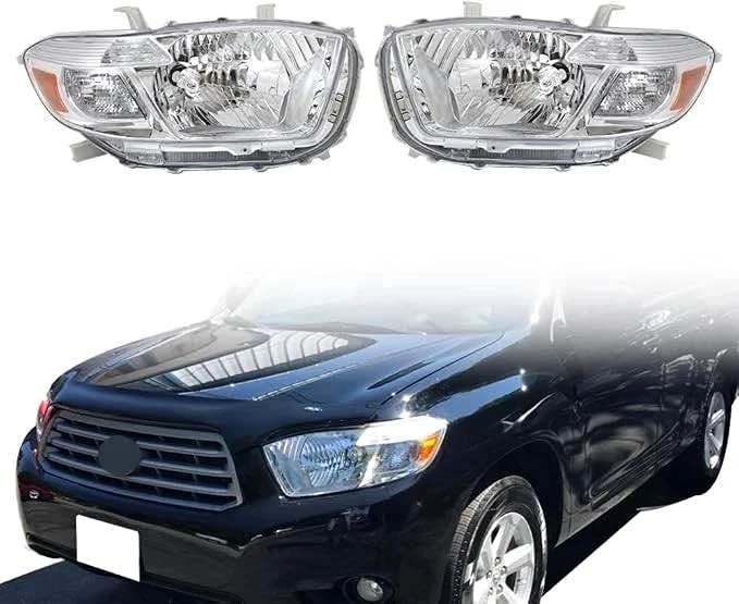 Headlight Assembly Set Toyota Highlander 2008-2010