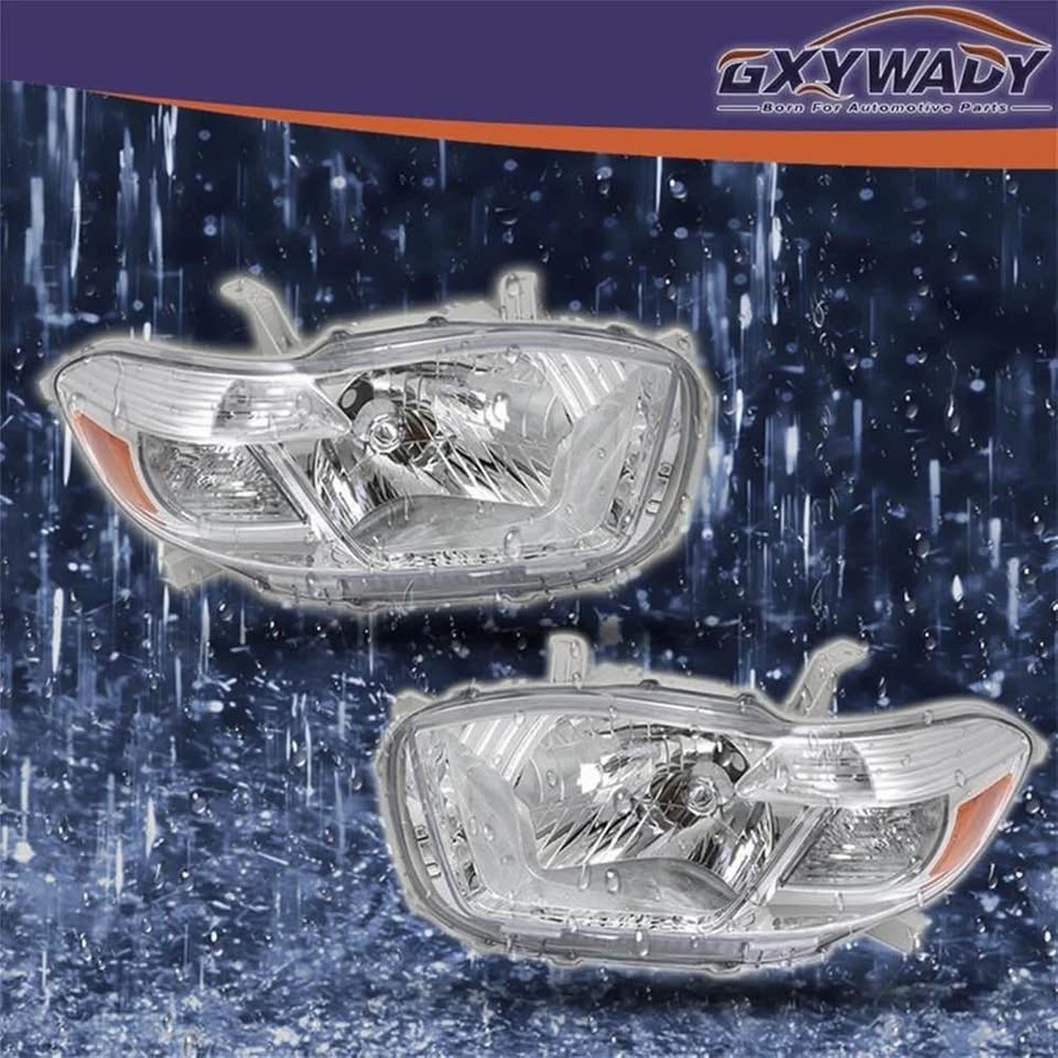 Headlight Assembly Set Toyota Highlander 2008-2010 - photo 5