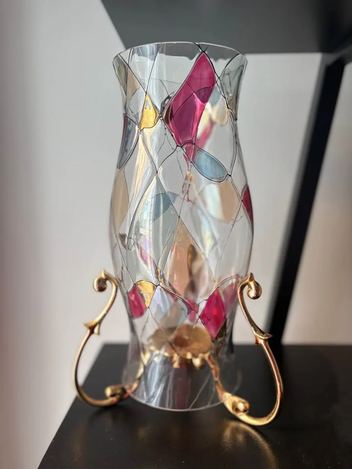 PARTYLITE P7016 Hurricane Calypso Mosaic image indicator(2)