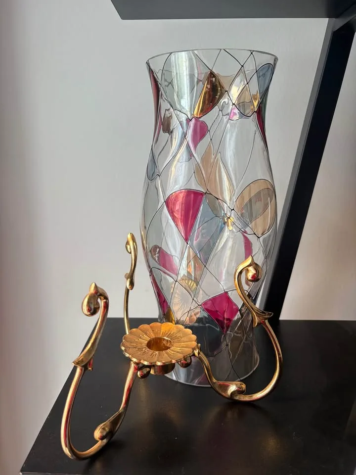 PARTYLITE P7016 Hurricane Calypso Mosaic image indicator(3)