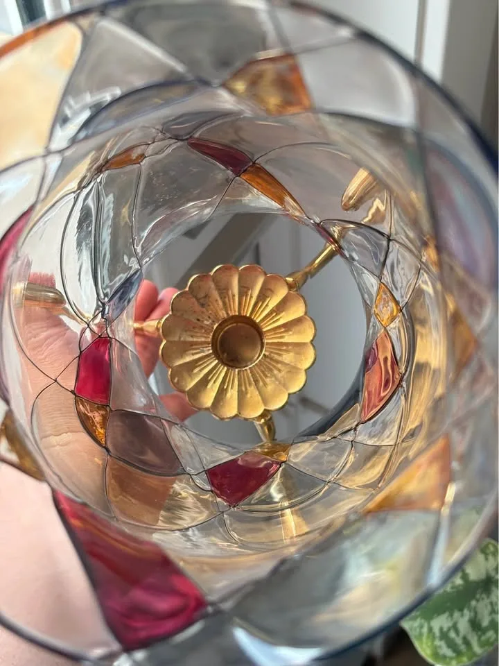 PARTYLITE P7016 Hurricane Calypso Mosaic image indicator(5)