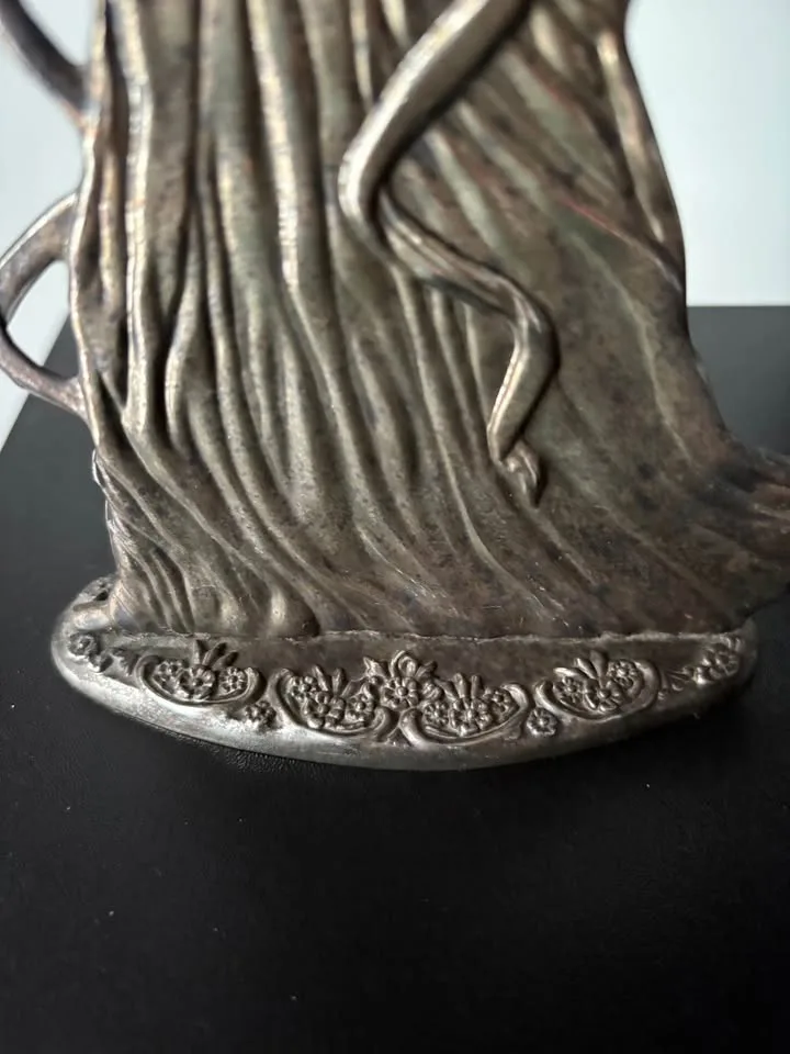 Vintage Angel Candle holders Silver Plated Christmas Decor image indicator(6)