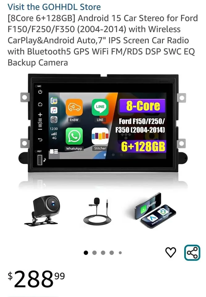 Car Stereo for Ford F150/F250/F350 (2004-2014) thumbnail