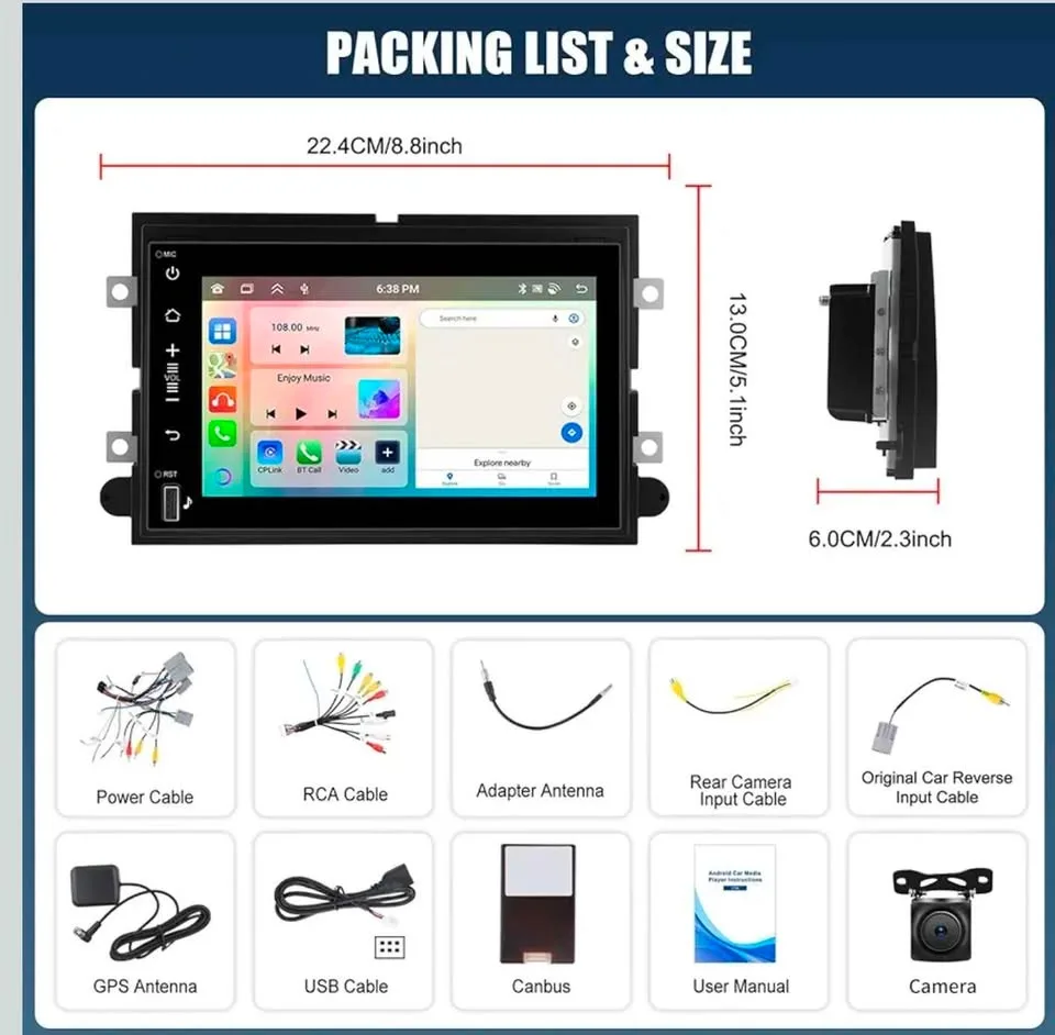 Car Stereo for Ford F150/F250/F350 (2004-2014) image indicator(9)