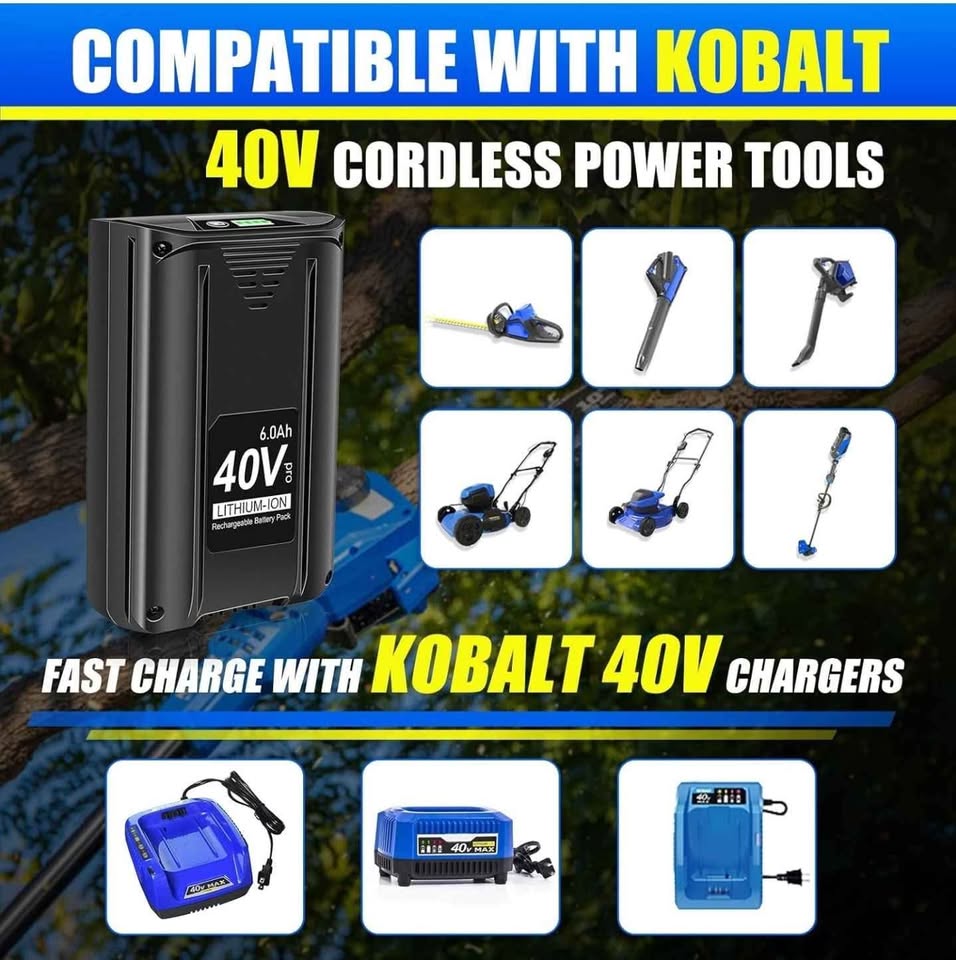 Kobalt 6.0Ah Replacement Battery - photo 5