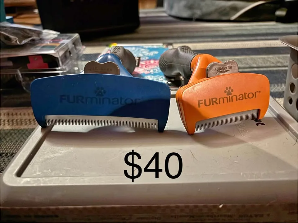 Pet furminator brushes