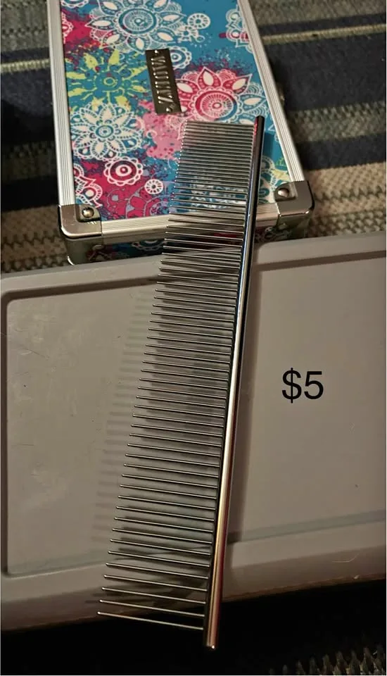 Dog metal comb