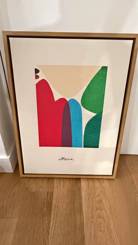 Modern Colorful Abstract Canvas 18x24