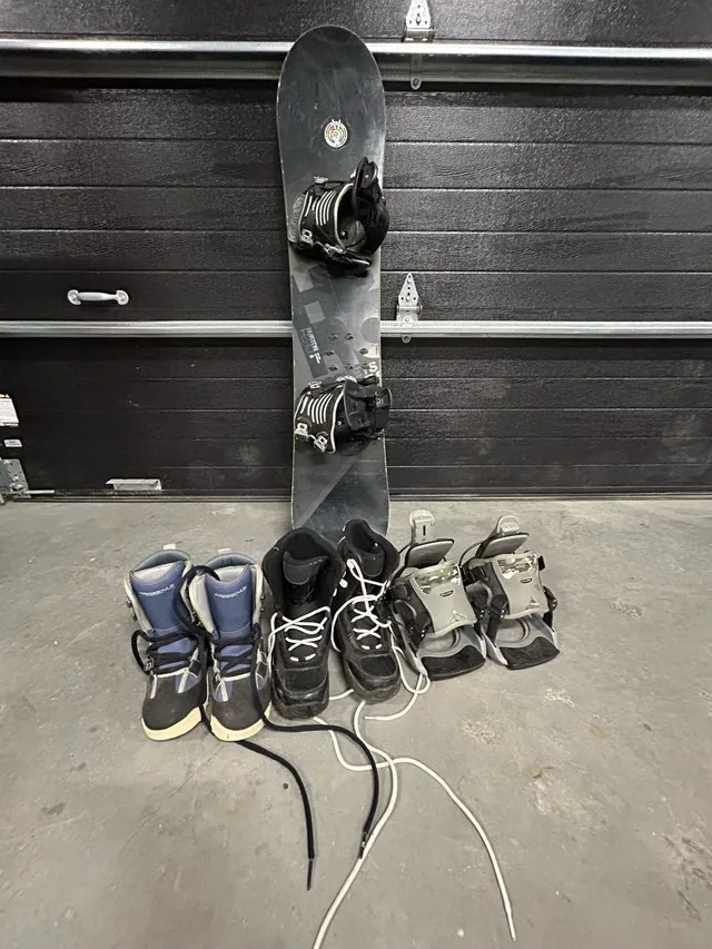 Snowboard: Bindings and Boots