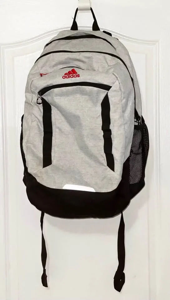 Adidas Excel White & Black Backpack thumbnail