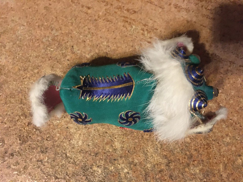 VINTAGE CHINESE DRAGON DOLL HEAD AND TAIL ON SPRINGS BOBBLEHEAD - photo 5