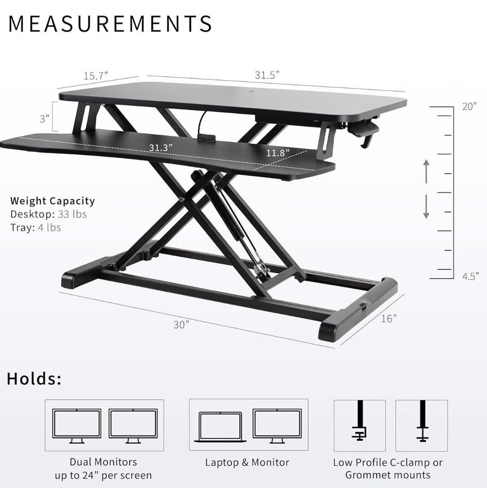 Standing Desk Converter