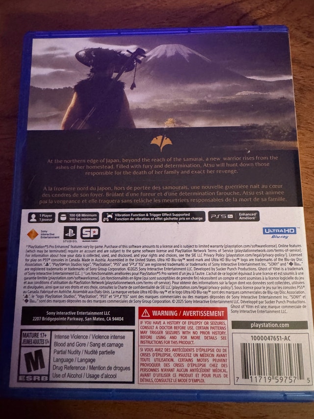 GHOST OF YOTEI PS5 - photo 2