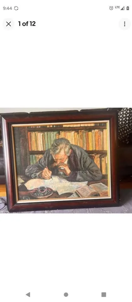 Potrait of Emile Verhaeren Theo Van Rysselberghe 1862-1926 thumbnail