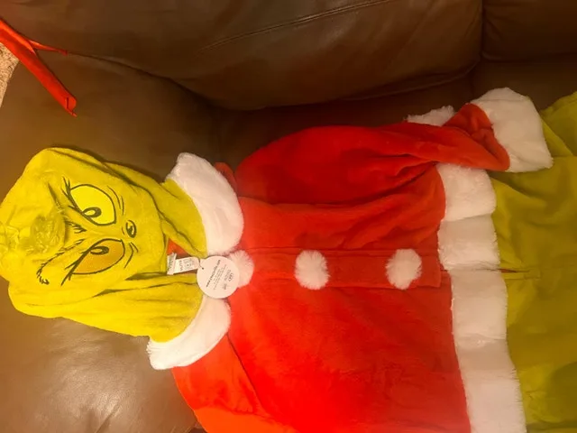 THE GRINCH CHRISTMAS ONE FULL PIECE COSTUME PAJAMA UNISEX XL image indicator(3)