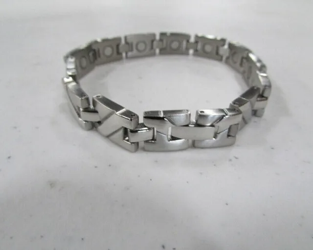 MEN'S STAINLESS STEEL BRACELETS 9" LONG BRAND NEW! thumbnail