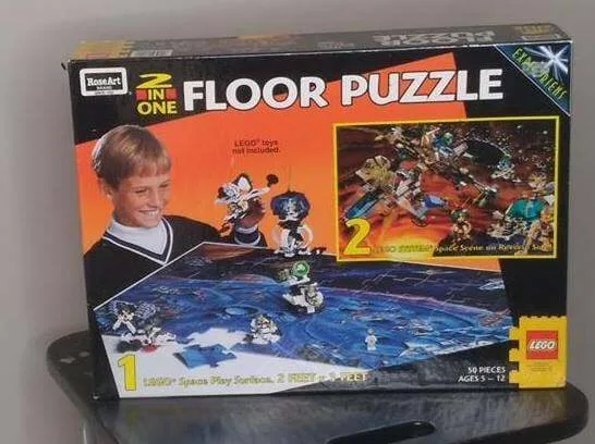 Vintage Lego Floor Puzzle Collectible and Rare BNIB thumbnail