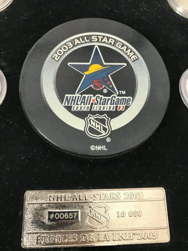 2003 CANADA NHL ALL STAR STAMP AND MEDALLION SET CANADA MINT image indicator(2)