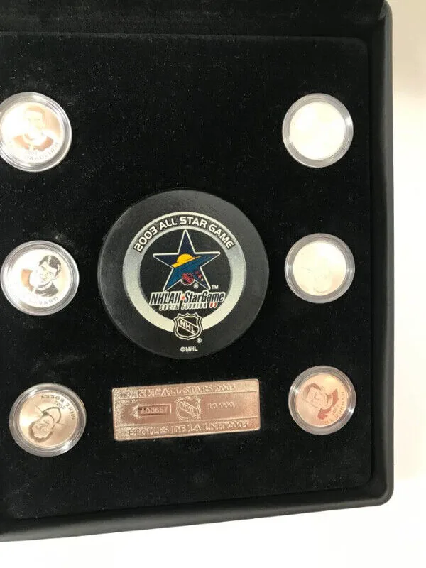 2003 CANADA NHL ALL STAR STAMP AND MEDALLION SET CANADA MINT image indicator(5)
