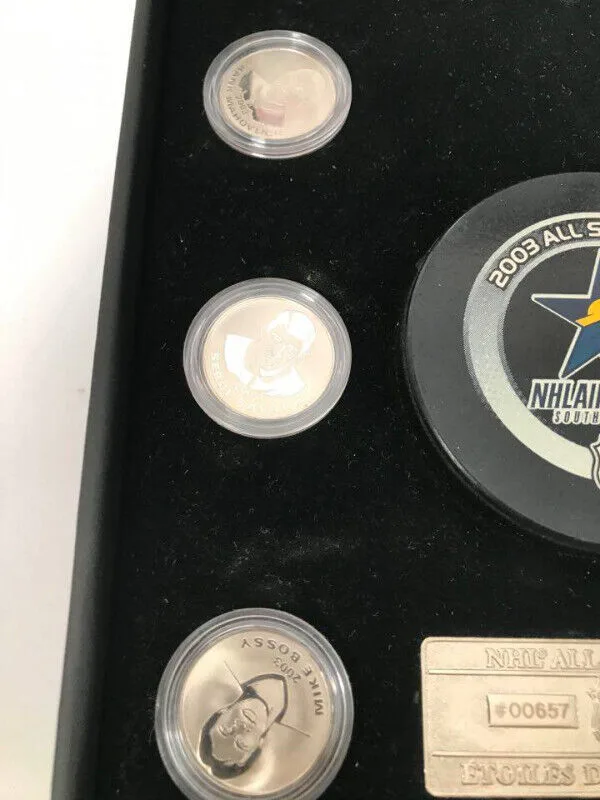 2003 CANADA NHL ALL STAR STAMP AND MEDALLION SET CANADA MINT image indicator(6)