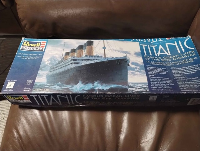 1988 Revell Titanic Model Kit