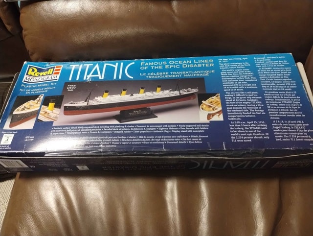 1988 Revell Titanic Model Kit - photo 2